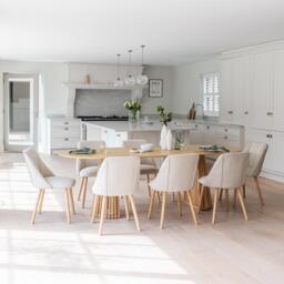 Willow Pale Oak  Oval Dining Table - thumbnail 4