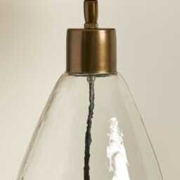 Breamore 30cm Lamp Base - Clear Glass - thumbnail 5