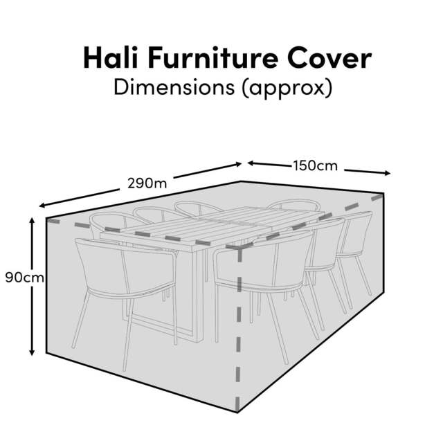 Hali Table 6-8 Seater Furniture Cover - 245x195x80cm - image 1