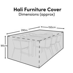 Hali Table 6-8 Seater Furniture Cover - 245x195x80cm - thumbnail 1