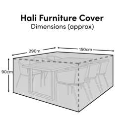 Hali Table 6-8 Seater Furniture Cover - 245x195x80cm - thumbnail 2