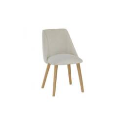 Freya Light Beige Dining Chairs - Set of 2 - Pale Oak Legs - thumbnail 5