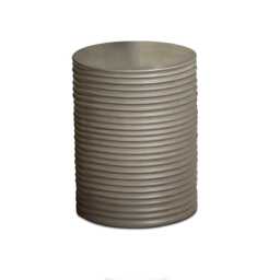Carlotta Dark Grey Round Concrete Side Table - thumbnail 4