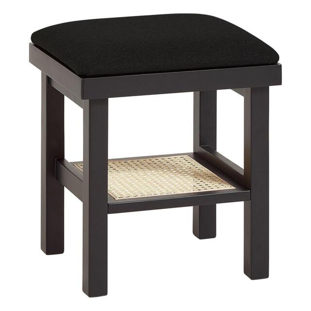 Charlie Black Dressing Table Stool - image 1