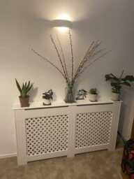 Edith Radiator Cover - White - Large - thumbnail 6