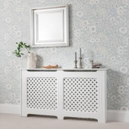 Edith Radiator Cover - White - Large