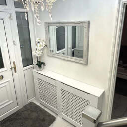 Edith Radiator Cover - White - Large - thumbnail 3