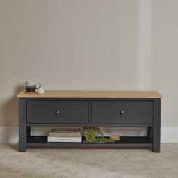 Chatsworth Slate Grey TV Unit - thumbnail 2