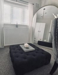 Iliana Medium Radiator Cover - Snow White - thumbnail 2