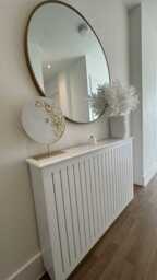 Iliana Medium Radiator Cover - Snow White - thumbnail 3