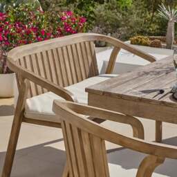 Shiro Garden Bench Cushion - Sand - thumbnail 2