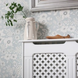 Edith Radiator Cover - White - Small - thumbnail 3