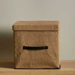 Cara 8 Cube Storage Unit in Chalk White & 4 Jute Handled Box Drawers - thumbnail 2