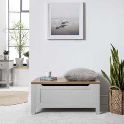 Bampton Blanket Box - Grey - thumbnail 2