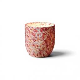 Olney Single Wick 8cm Ceramic Candle - Oud Wood & Rose Scent In Paprika - thumbnail 6