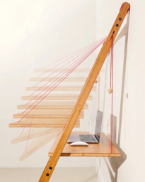 Leandesk Folding Sit-Stand Desk Original (860mm wide) - thumbnail 3