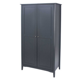 Casa Carla 2 Door Wardrobe, Midnight Blue