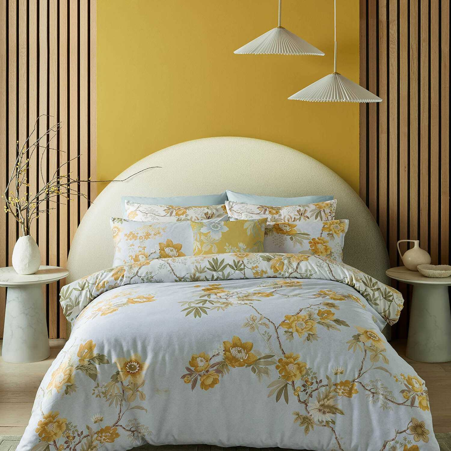 Graham & Brown Kimono Dreams Cushion, Yellow - image 1