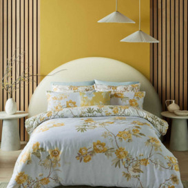 Graham & Brown Kimono Dreams Cushion, Yellow - thumbnail 1