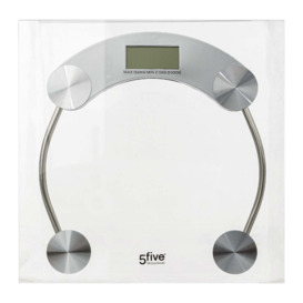 5five Tempered Glass Bathroom Scale