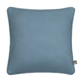 Scatter Box Chloe Vegan Leather Cushion, Blue