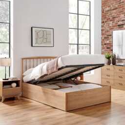 Casa Jasmine Ottoman Bed Frame, Double - thumbnail 2