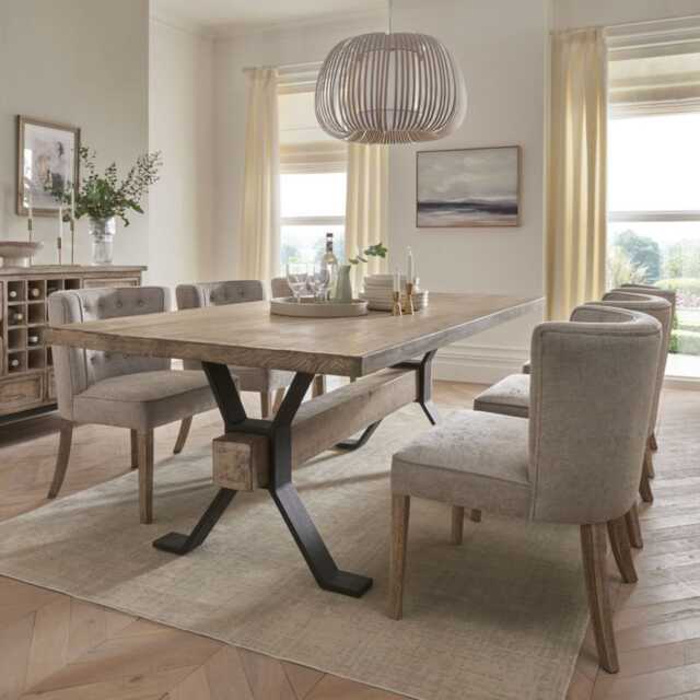 Casa Montana Large Table & 6 Chairs Dining Set - image 1