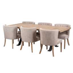 Casa Montana Large Table & 6 Chairs Dining Set - thumbnail 4