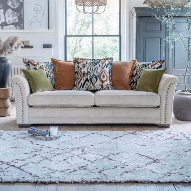 Alstons Evesham 4 Seater Fabric Sofa - image 1
