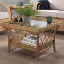 Desser Viola Cane Coffee Table