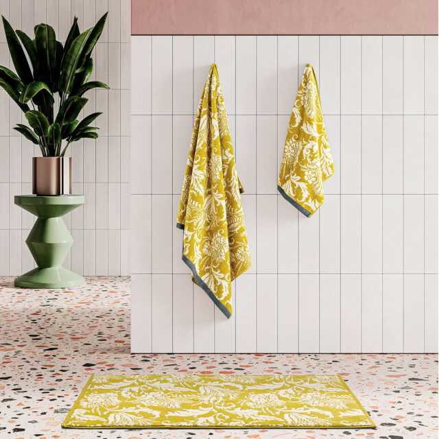 Ted Baker Baroque Bath Towel, Gold - image 1