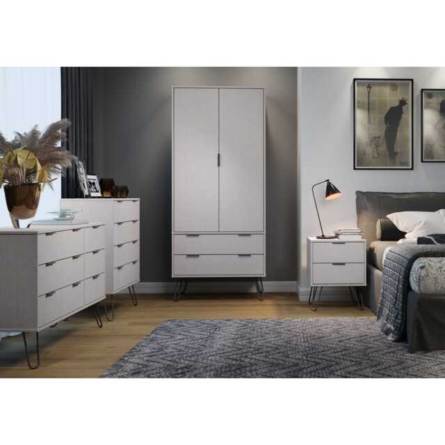 Casa Alden 4 Drawer Narrow Chest of Drawers, Grey - image 1