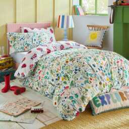 Bluebellgray Garden Explorer Duvet Set, Single, Multicolour - thumbnail 1