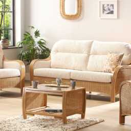 Desser Centurion 3 Seater Cane Sofa - thumbnail 3
