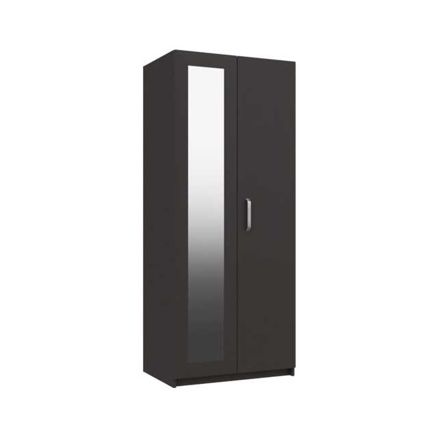 Casa London 2 Door Wardrobe with Mirror - image 1