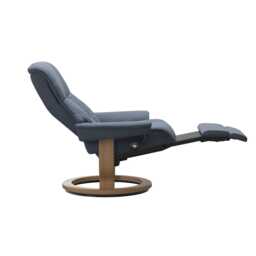Stressless Mayfair Medium Power Dual Power Recliner Chair, Paloma Sparrow Blue - thumbnail 2