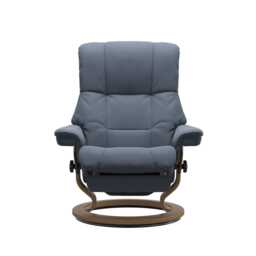 Stressless Mayfair Medium Power Dual Power Recliner Chair, Paloma Sparrow Blue - thumbnail 3
