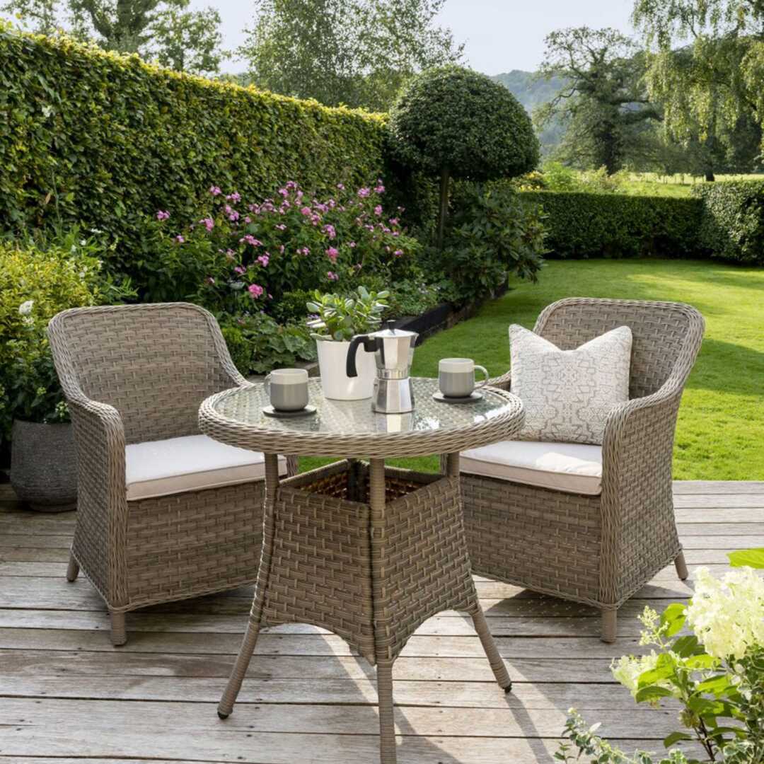 Bistro Set Riviera Rattan Garden Furniture Outdoor Bistro Bistro