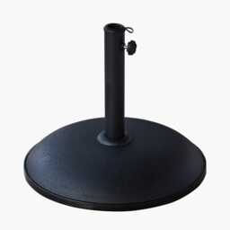 Pacific Lifestyle Piemonte Concrete Garden Parasol Umbrella Base, 25kg, Black - thumbnail 1