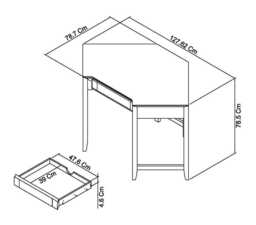 Geneva Corner Desk - thumbnail 5