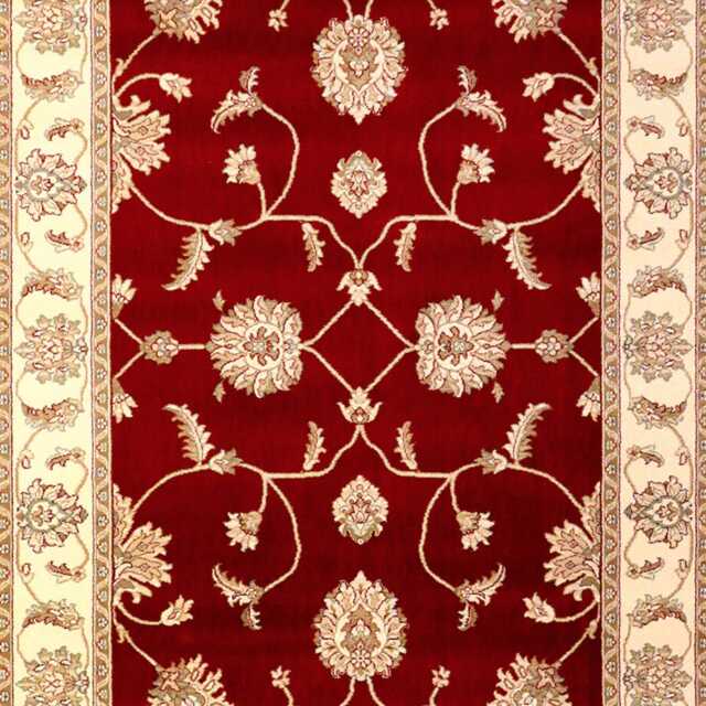 Frith Rugs Kirman Woven Rug, 290cm x 200cm, Red & Cream - image 1