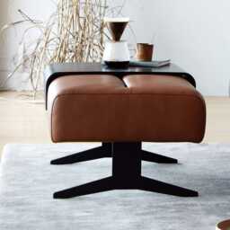 Stressless Stella Medium Leather Ottoman - thumbnail 1