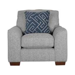 Casa Blaise Fabric Armchair, Metta Silver