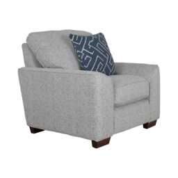 Casa Blaise Fabric Armchair, Metta Silver - thumbnail 2