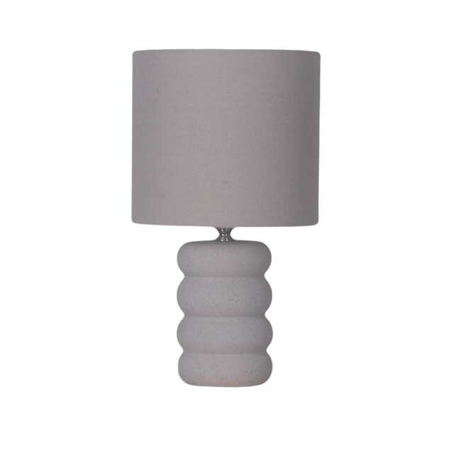 Casa Stone Table Lamp, Grey