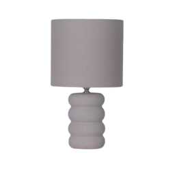 Casa Stone Table Lamp, Grey
