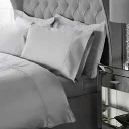 Belledorm Bamboo Extra Deep Fitted Sheet, Super King, Platinum - thumbnail 1