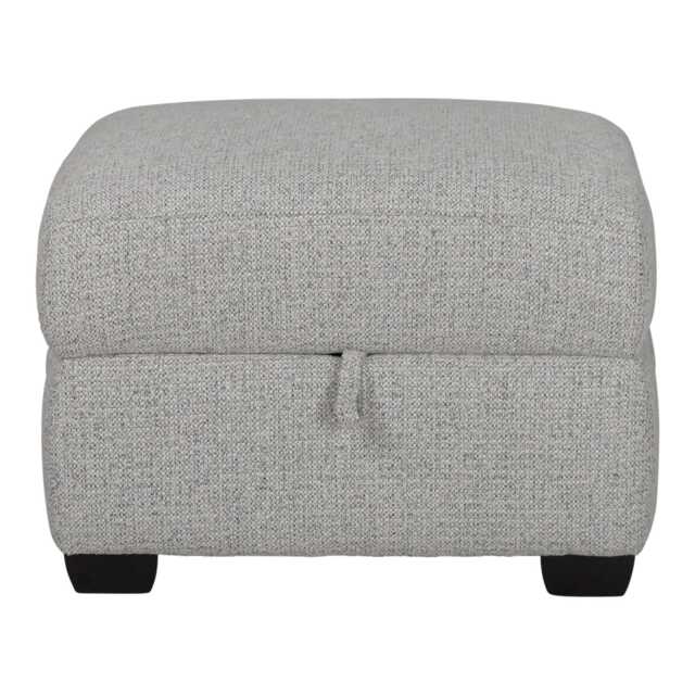 Casa Cara Fabric Storage Footstool, Milan Oyster - image 1
