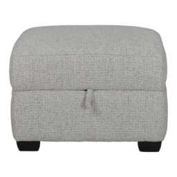 Casa Cara Fabric Storage Footstool, Milan Oyster - thumbnail 1