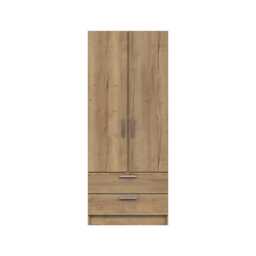 Casa Lisbon Double Wardrobe with Drawers - thumbnail 1